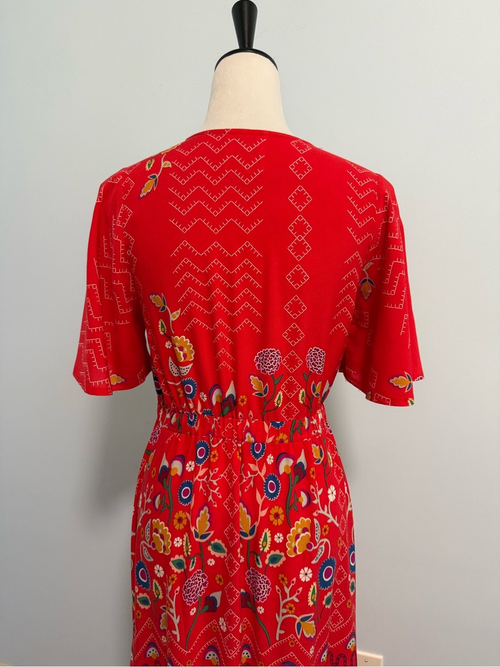 JAASE ANTHROPOLOGIE Maxi Dress Sz M Sweet Escape Ashland Boho Hippie Cottage - Picture 6 of 12